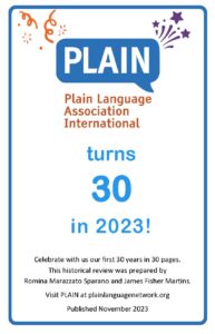 Cover Page of 30 Year Anniversary Booklet