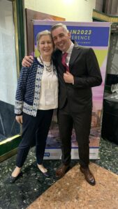 Joanna Richardson and Lodewijk van Noort at the PLAIN2023 conference